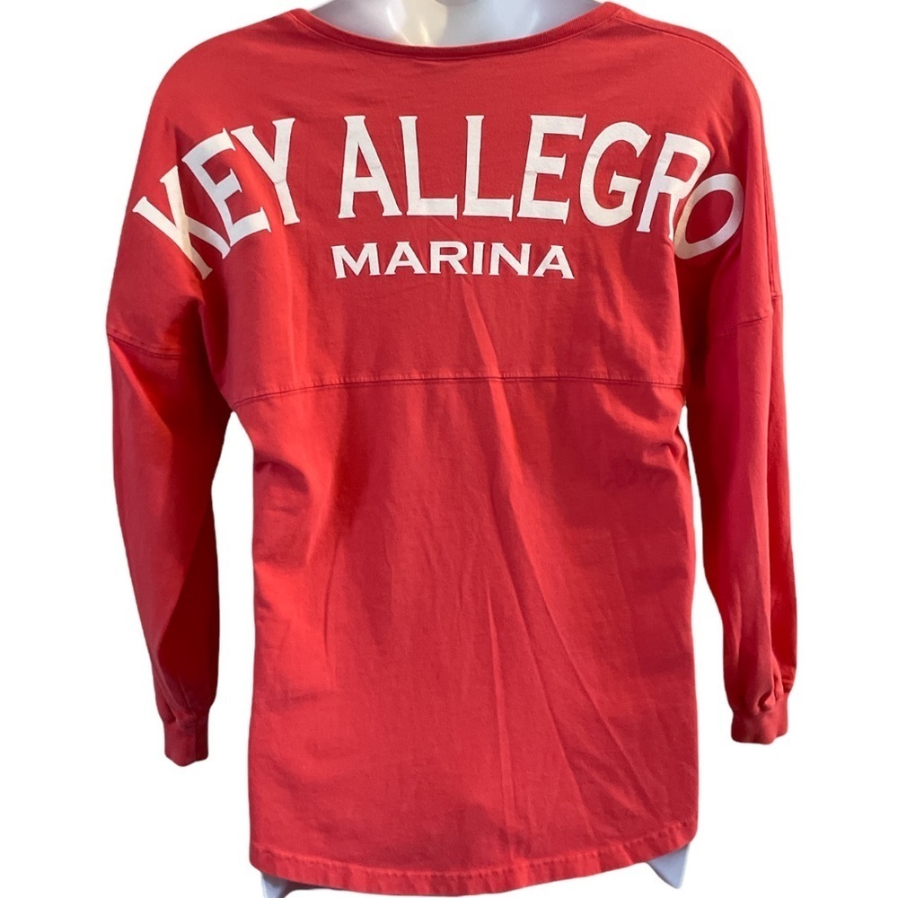 Spirit Jersey Key Allegro Marina in Coral collar. Size Medium